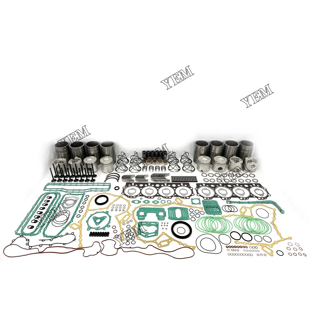 For Hino Engine F17E Overhaul Rebuild Kit With Gasket Set Bearing-Valve Train YEMPARTS