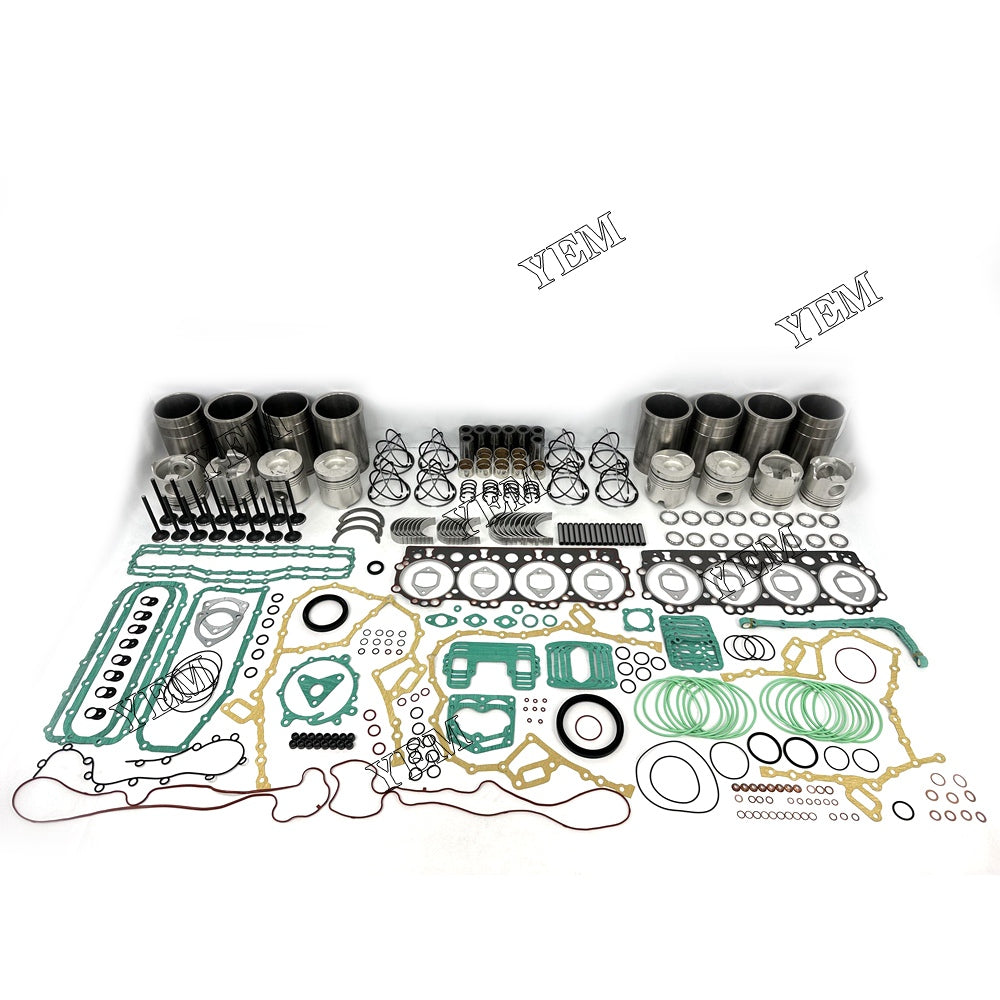 For Hino Engine F17E Overhaul Rebuild Kit With Gasket Set Bearing-Valve Train YEMPARTS