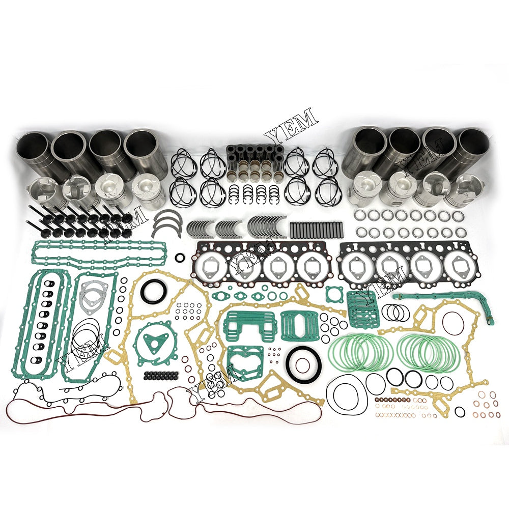 For Hino Engine F17E Overhaul Rebuild Kit With Gasket Set Bearing-Valve Train YEMPARTS