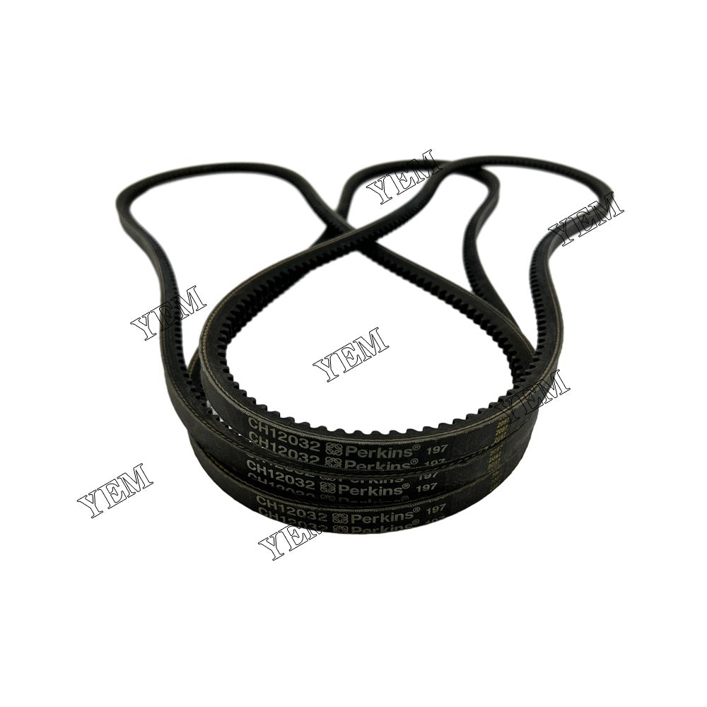 V Belts For Perkins Engine CH12789 CH12032 YEMPARTS