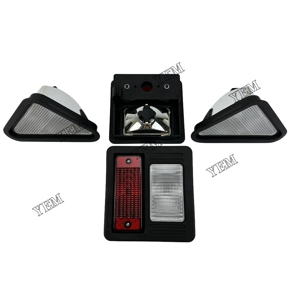 Left Headlight Assembly 6674400 6670284 6674401 For Bobcat Engine 883 963 A220 A300 S130 S160 S220 S300 S330 T200 T300 T320 YEMPARTS