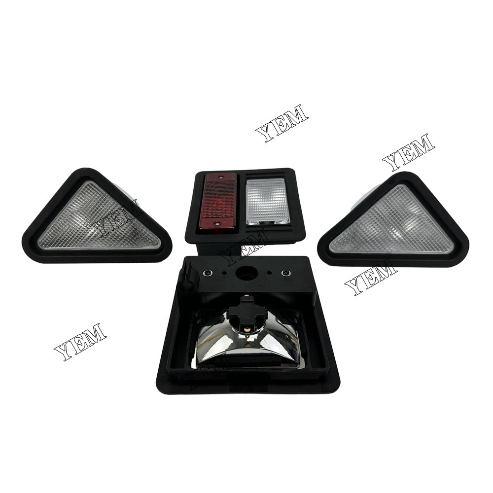Left Headlight Assembly 6674400 6670284 6674401 For Bobcat Engine 883 963 A220 A300 S130 S160 S220 S300 S330 T200 T300 T320 YEMPARTS