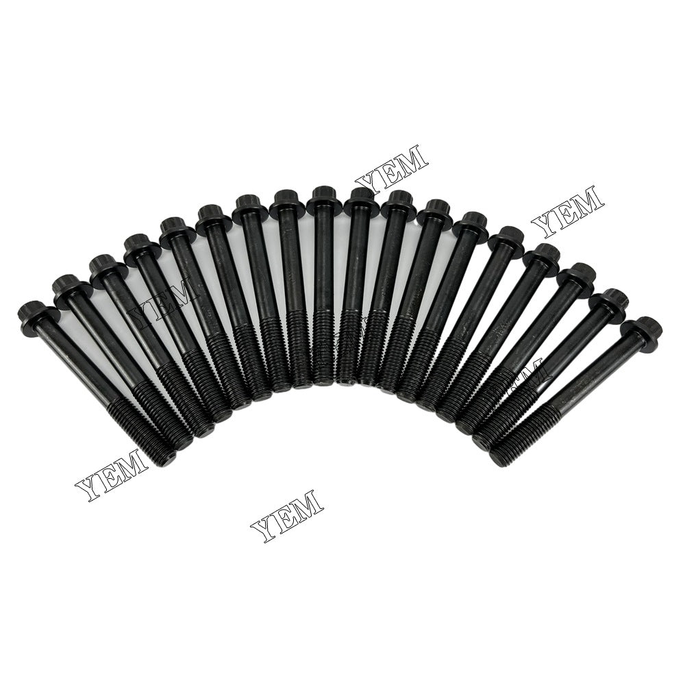 For Isuzu Engine 4HK1 Head Bolt Set YEMPARTS