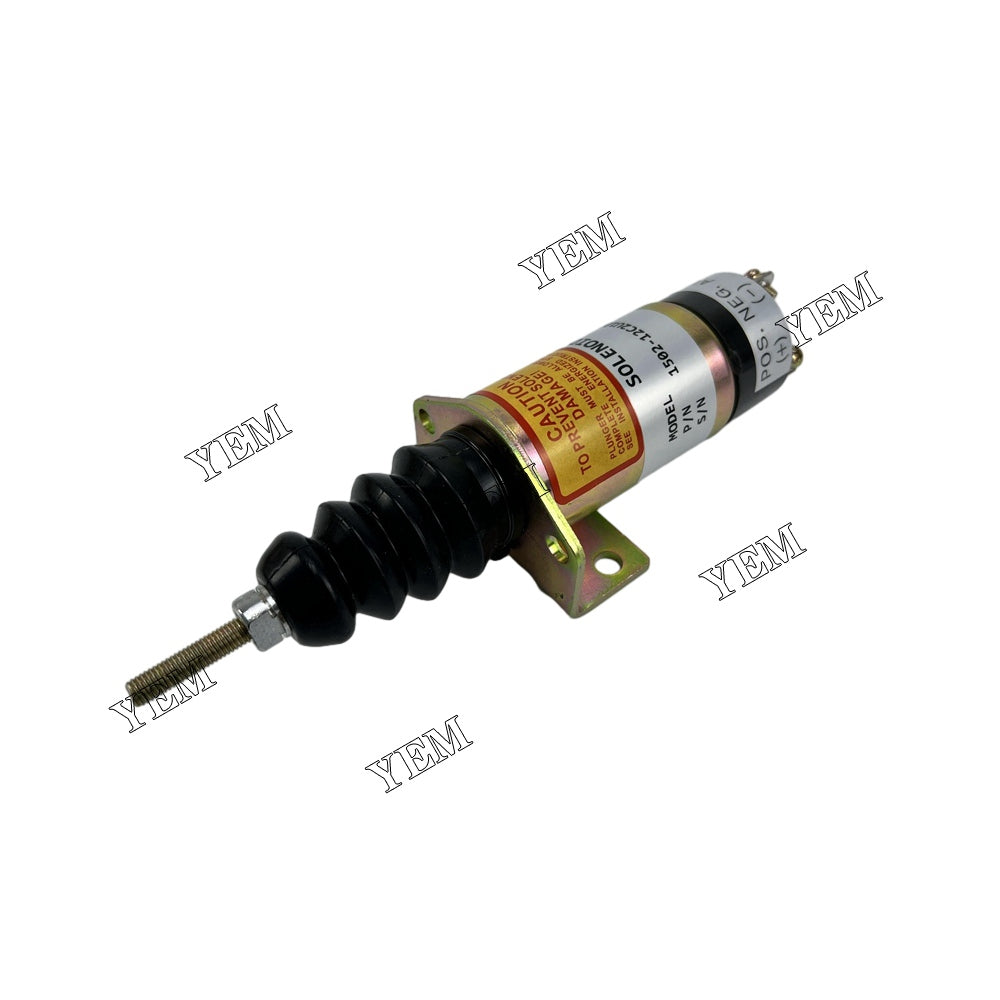 For Kubota Stop Solenoid 1502-12C2UIB2 Engine Parts YEMPARTS