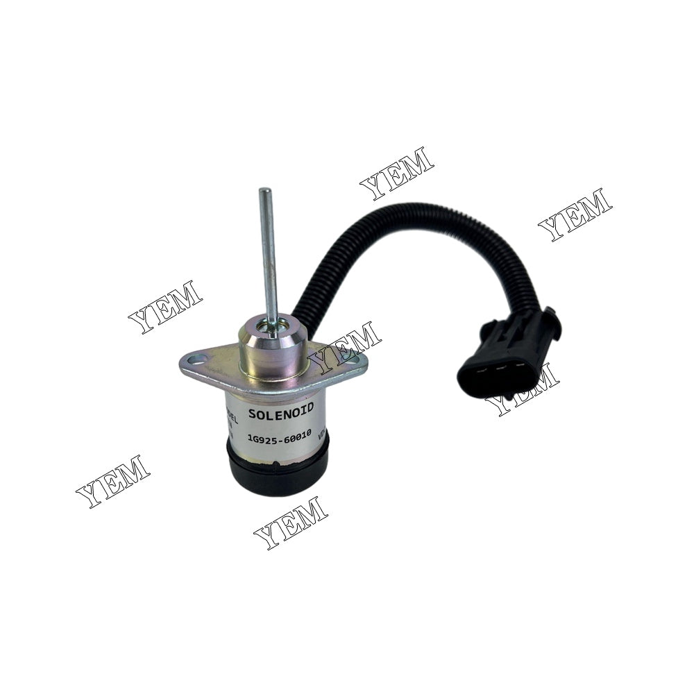 Stop Solenoid YK203-12V 1503ES-12A5UC4S 6684826 1G925-60011 For Kubota Engine V2403 YEMPARTS