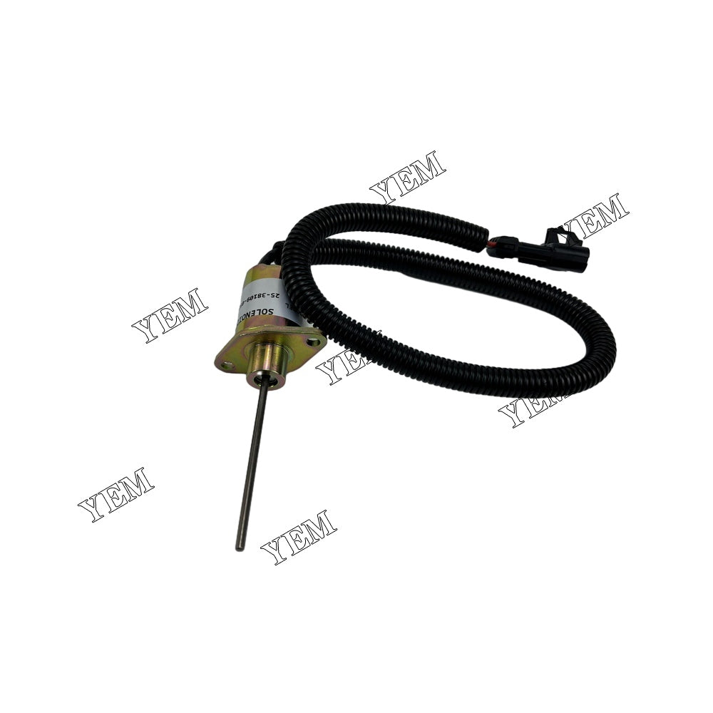 For Kubota Stop Solenoid YK180E12V 25-38109-05Z 25-38109-05S 1503ES-12A5SUC9SCG28 V2203 Engine Parts YEMPARTS