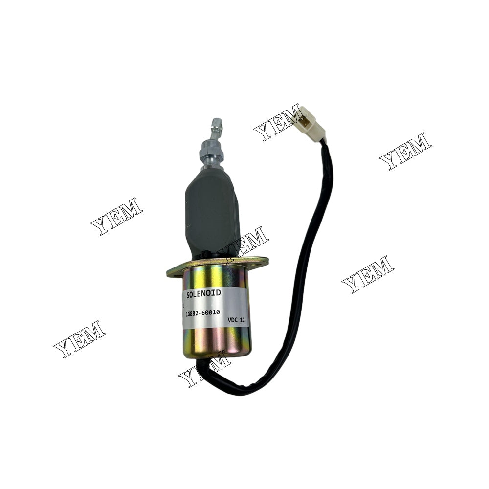 1G882-60010 SA-4572-12 Stop Solenoid V2203 Engine For Kubota spare parts YEMPARTS