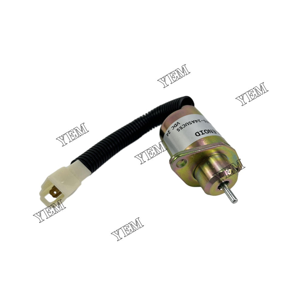 For Kubota Engine D905 Stop Solenoid YK180B-24V 1503ES-24A5UC5S 17454-60010 SA-4569-T YEMPARTS