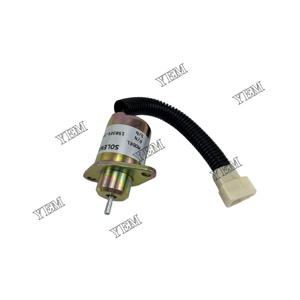 Stop Solenoid YK180B-24V 1503ES-24A5UC5S 17454-60010 SA-4569-T For Kubota Engine V1305 YEMPARTS