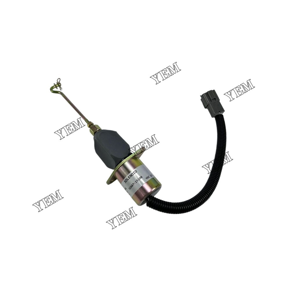For Mitsubishi Engine S6S Stop Solenoid 32A87-15100 YEMPARTS