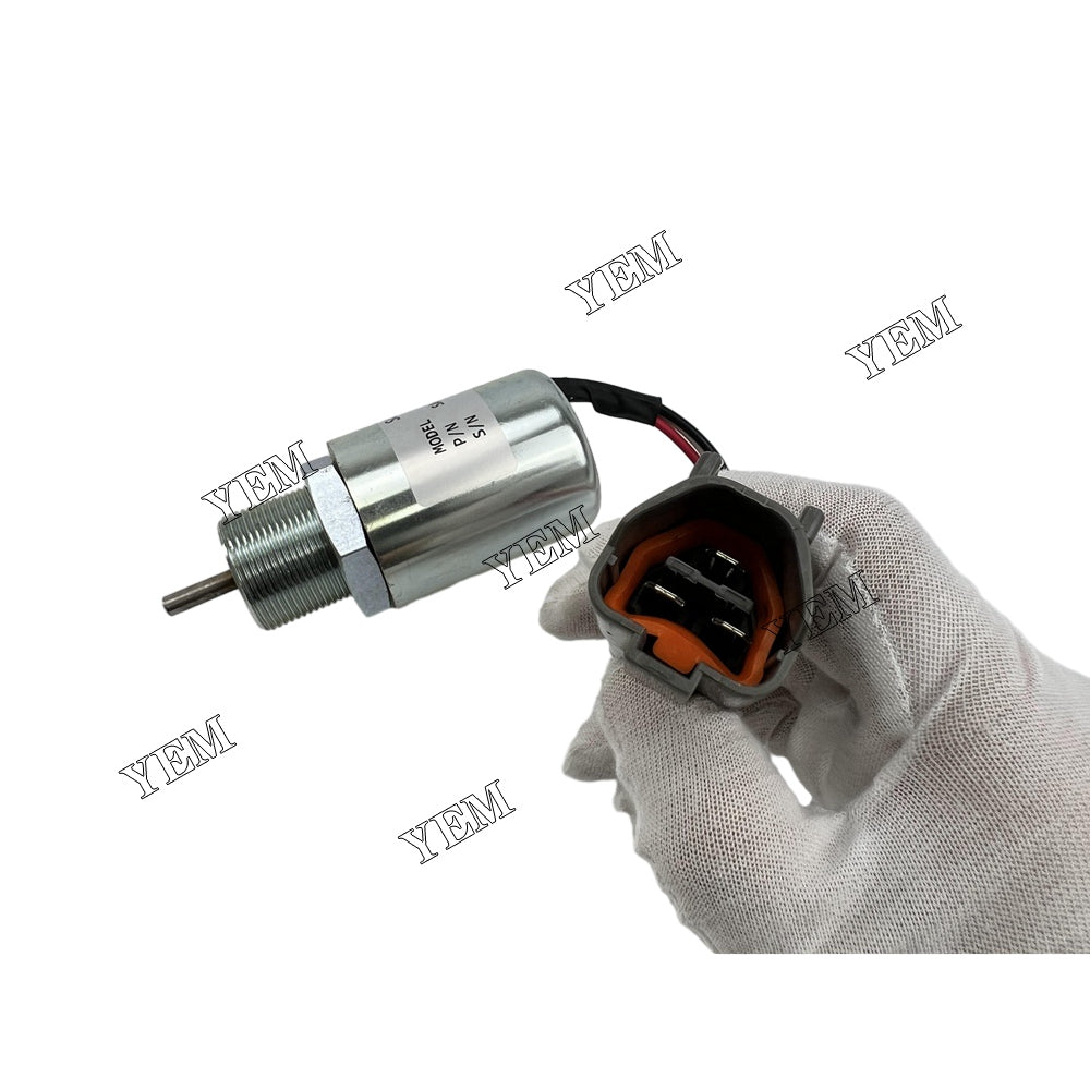 Stop Solenoid YK228-12V 30A87-00040 SA-3725-12 30A87-20402 For Mitsubishi Engine S4L YEMPARTS