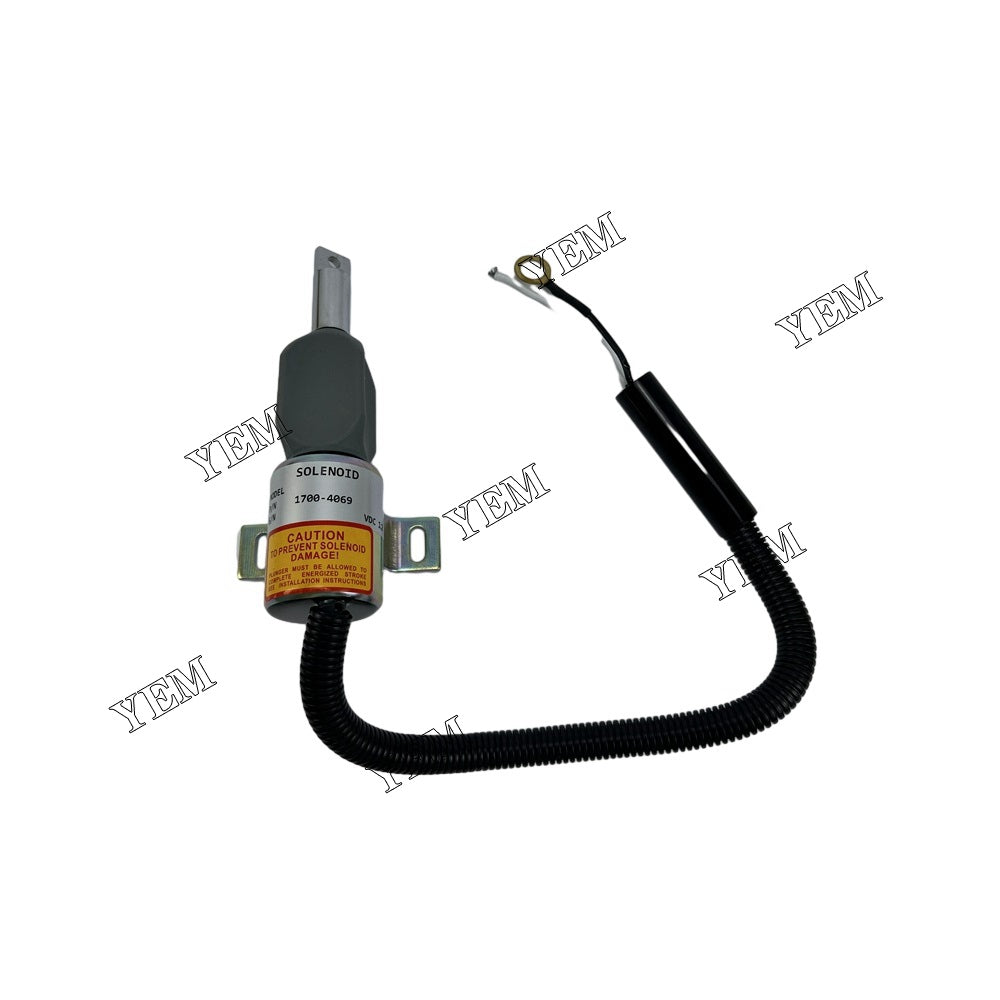 For Isuzu Stop Solenoid 1753ES 1700-4069 C240 Engine Parts YEMPARTS