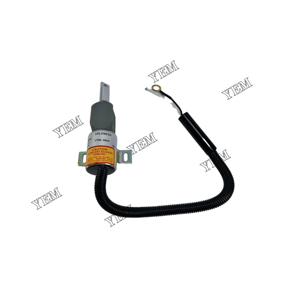 For Isuzu Stop Solenoid 1753ES 1700-4069 C240 Engine Parts YEMPARTS