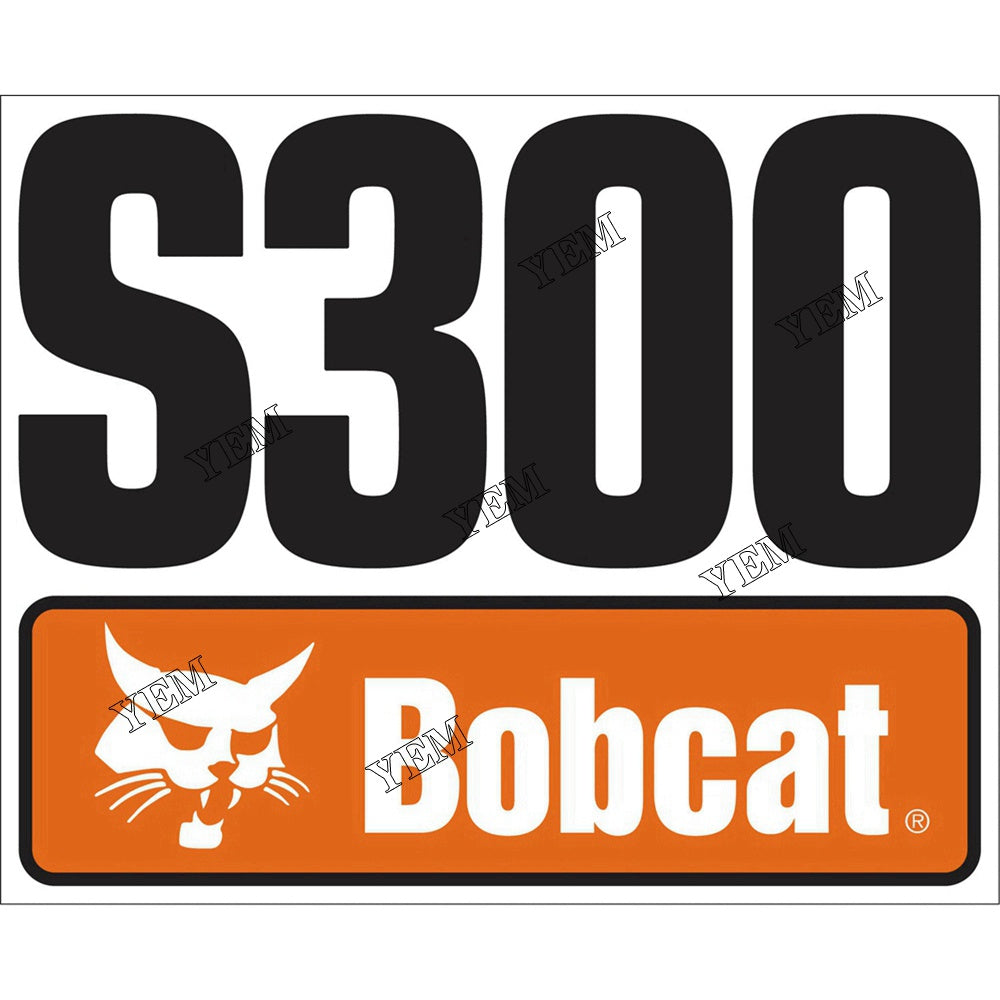 7120593 S300 Model Decal For Bobcat Loaders engine parts YEMPARTS