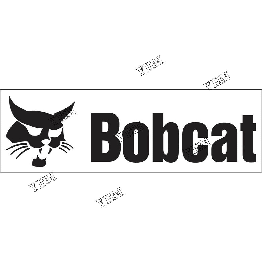 6817083 3.7*11.7 Bobcat Logo Decal For Bobcat E17Z E20 E20Z YEMPARTS