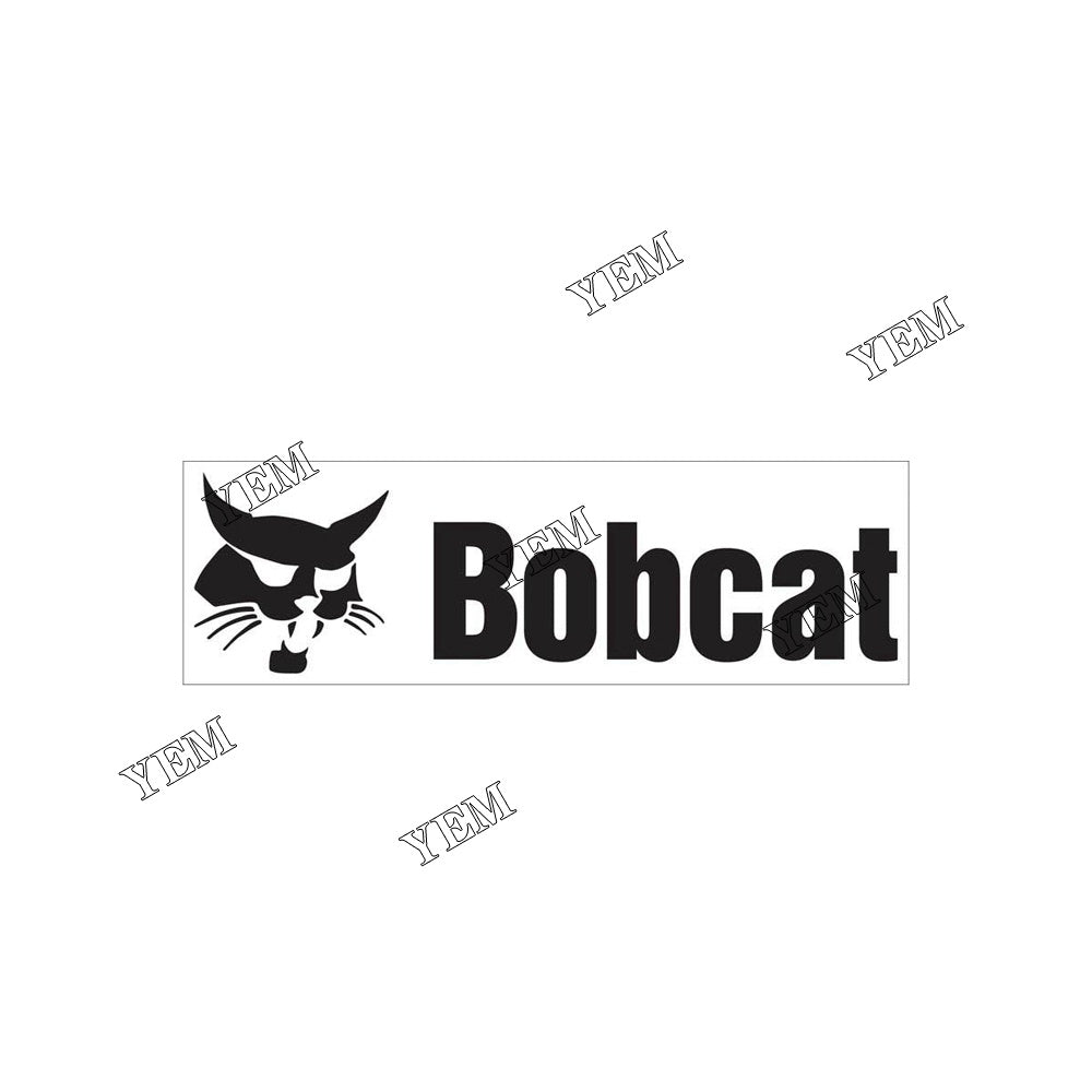 6815489 5.02*16.31 Bobcat Logo Decal For Bobcat E27Z E35Z E35ZN E42 E50L E55L YEMPARTS