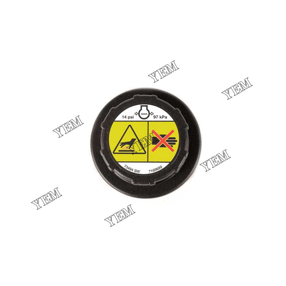 6733429 Water Coolant Tank Cap For Bobcat 5600 A770 S100 S160 S185 S250 S450 S510-CH10 S550 S550 S570 S590 S630 S650 S750 S770 S850 T590 T650 T770 T870 TL30.60 TL35-70 TL38-70 YEMPARTS