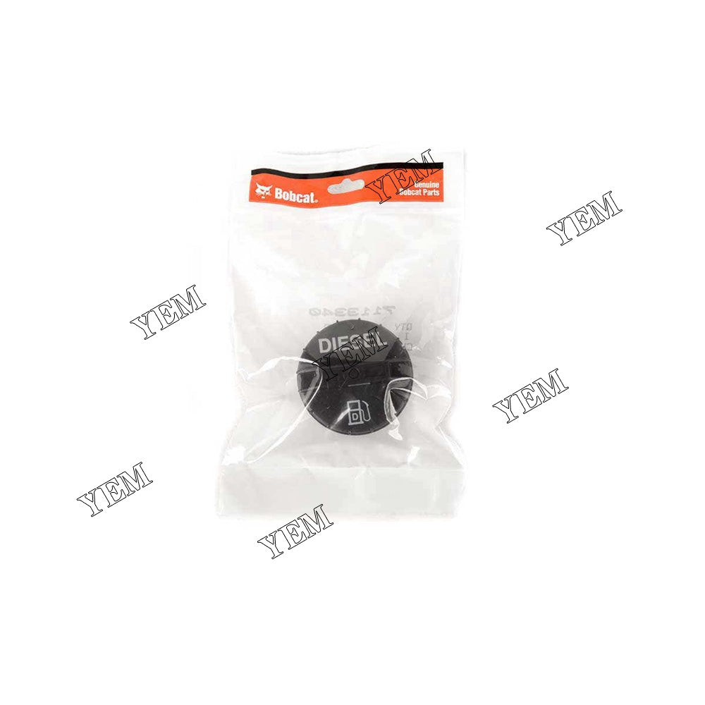 7113340 Fuel Cap Black For Bobcat A770 E35Z E35ZN S16 S160 S18 S185 S250 S450 S510-CH10 S550 S550 S570 S590 S630 S650 S70 S750 S770 S850 T590 T650 T770 T870 YEMPARTS