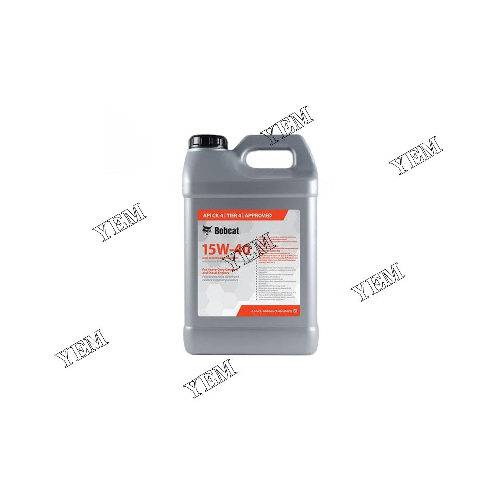 7354883 Engine Oil 15W40 2.5 Gallon For Bobcat Loaders engine parts YEMPARTS