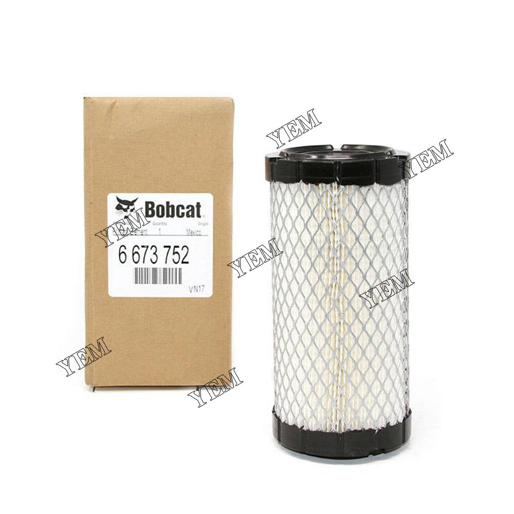 6673752 Outer Air Filter For Bobcat Loaders engine parts YEMPARTS
