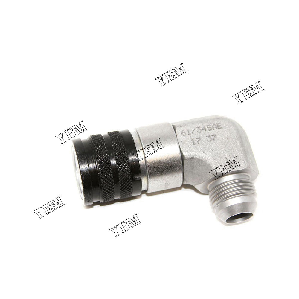 7246781 90 Degree Flat Faced Female Coupler 1/2 body 1-1/16 JIC thread For Bobcat Lawn mower engine parts YEMPARTS