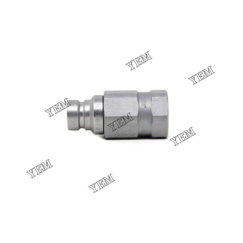 7246787 Flat Faced Male Coupler 1/4 body 9/16 UNF/ORB thread For Bobcat A770 S160 S185 S250 S450 S510-CH10 S550 S550 S570 S590 S630 S64 S650 S750 S76 S770 S850 T590 T650 T770 T870 YEMPARTS