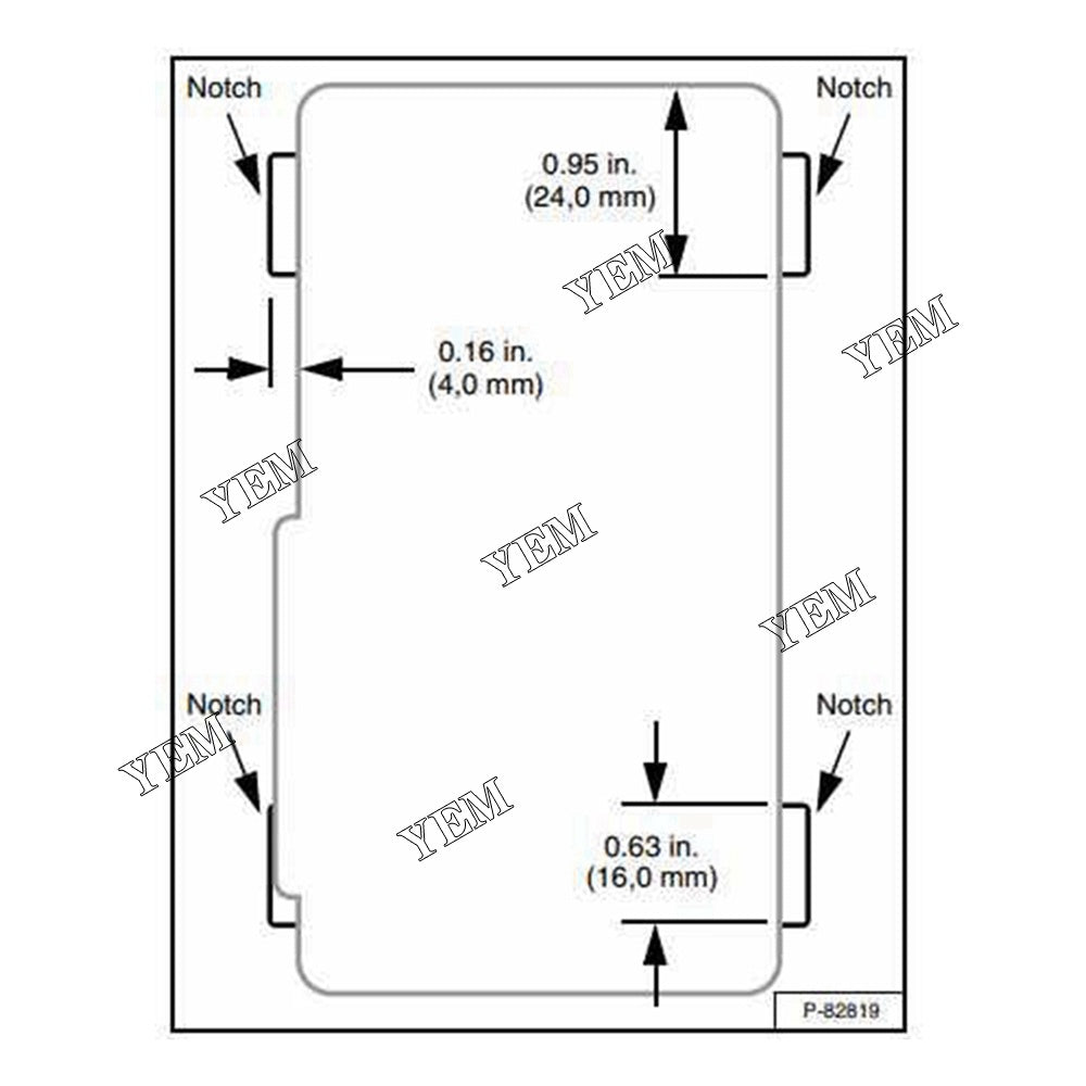 6679885 Door Handle For Bobcat Loaders engine parts YEMPARTS