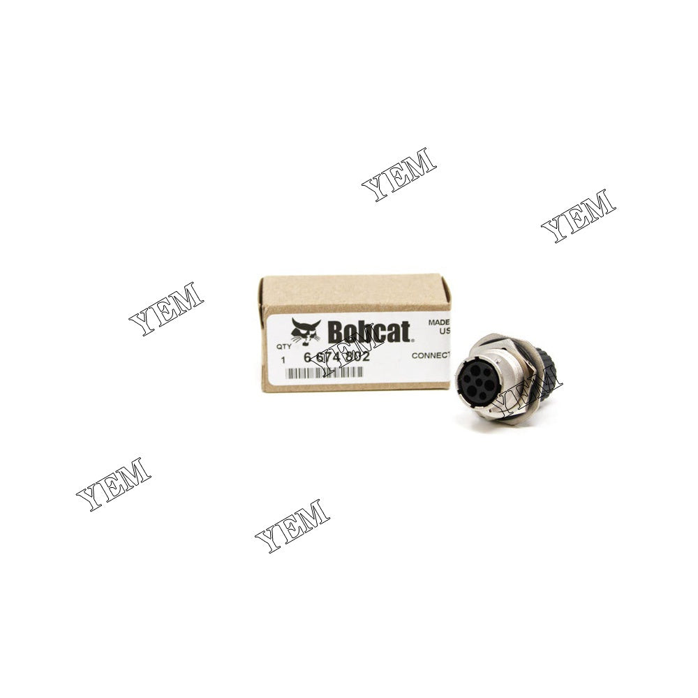 6674802 7-Pin Connector For Bobcat A770 S160 S185 S250 S510-CH10 S550 S550 S570 S590 S630 S650 S750 S770 S850 T590 T650 T770 T870 TL30.60 TL35-70 TL38-70 YEMPARTS