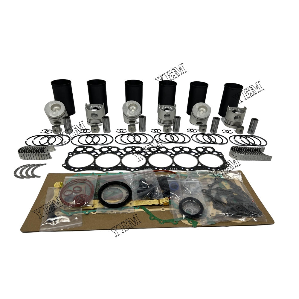 EH700 Overhaul Rebuild Kit With Gasket Set Bearing For Hino 6 cylinder diesel engine parts For Hino