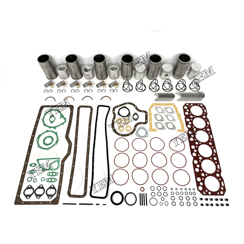 6 pcs DA120 Overhaul Rebuild Kit With Gasket Set Bearing For Isuzu DA120 diesel engines