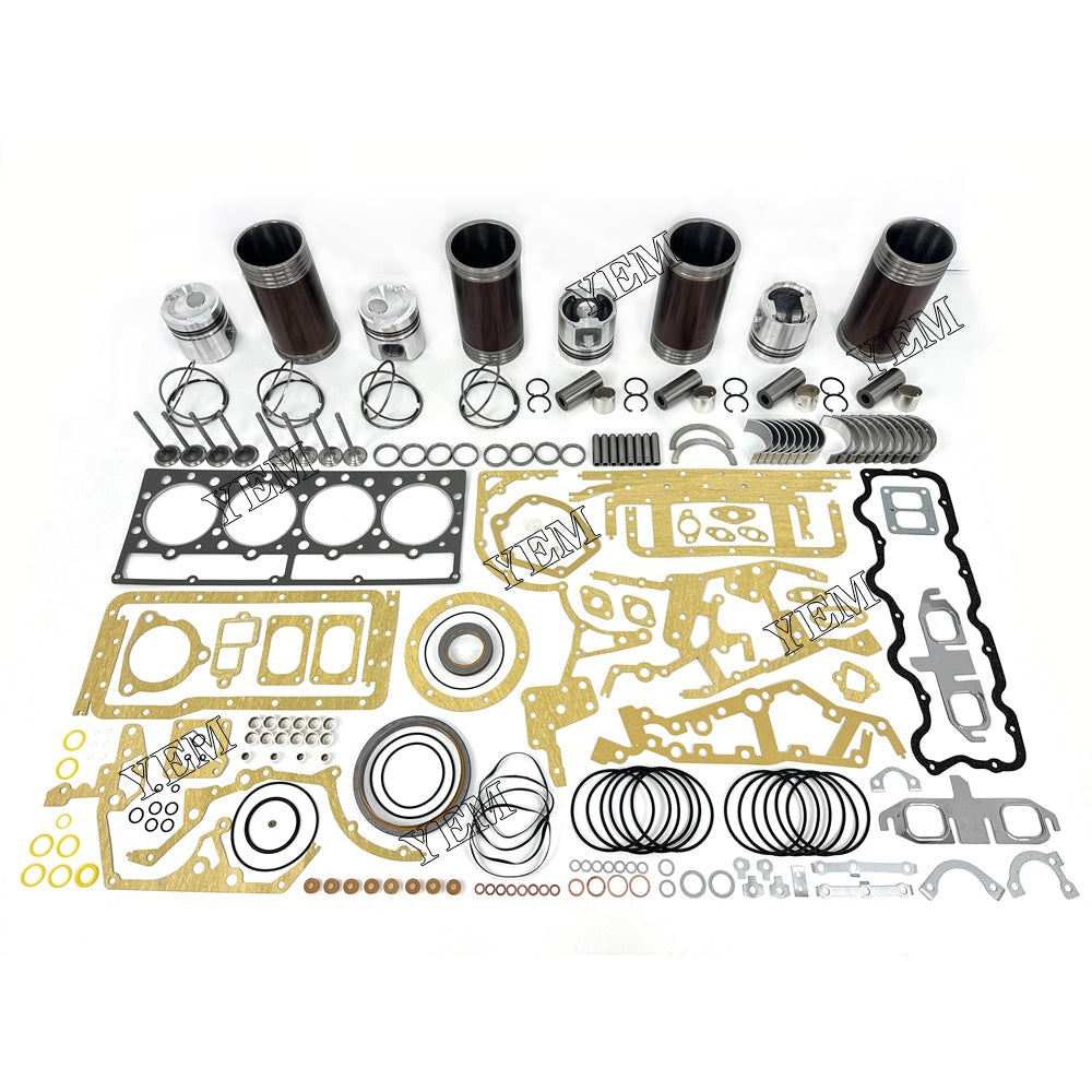 6 pcs 3304 Overhaul Rebuild Kit With Gasket Set Bearing&Valve Train For Caterpillar 3304 diesel engines For Caterpillar