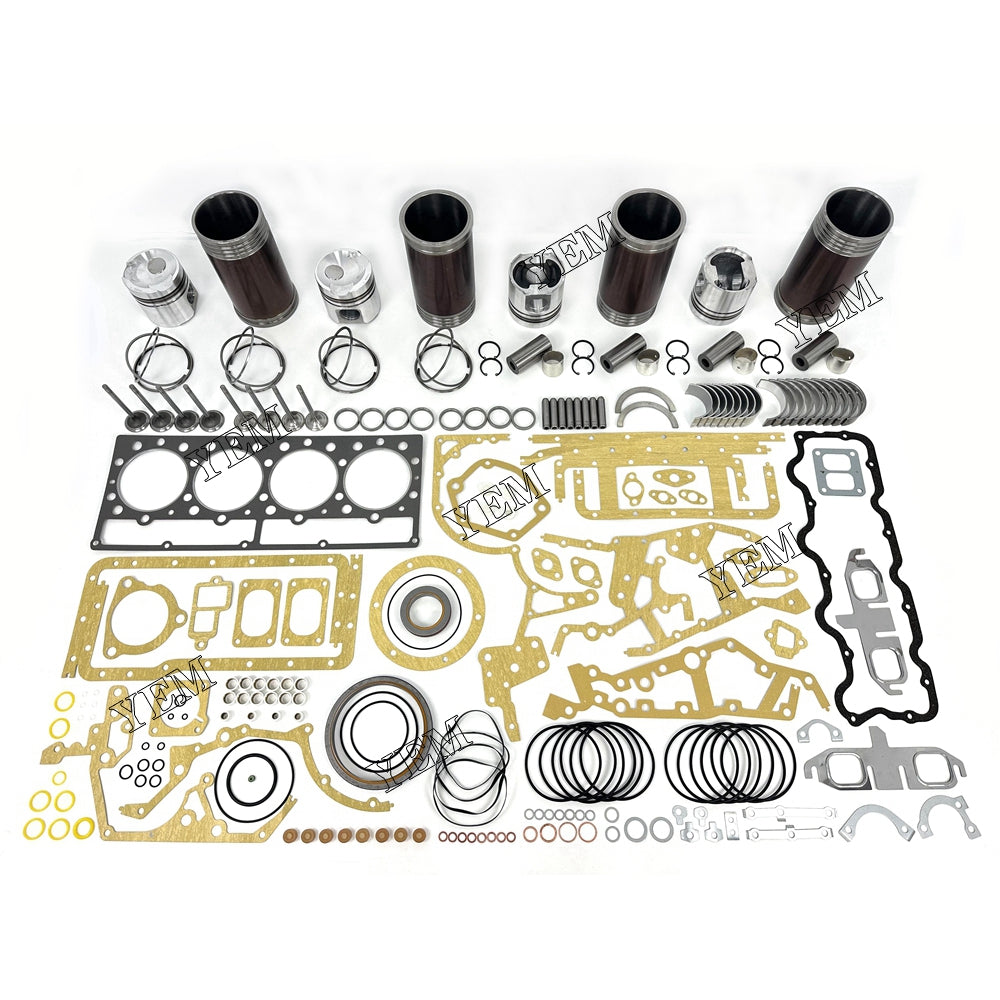 6 pcs 3304 Overhaul Rebuild Kit With Gasket Set Bearing&Valve Train For Caterpillar 3304 diesel engines For Caterpillar