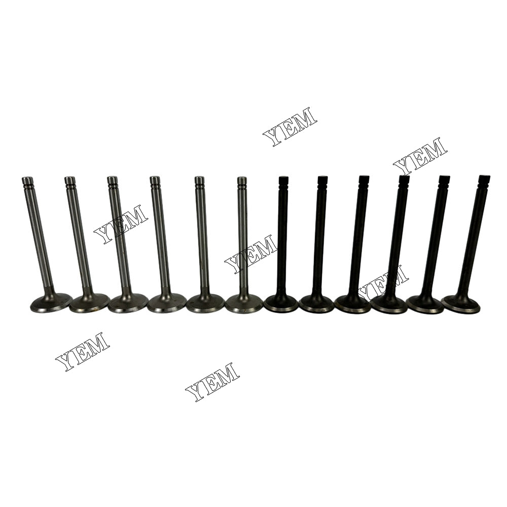 6 pcs DA120 intake and exhaust valves For Isuzu DA120 diesel engines For Isuzu