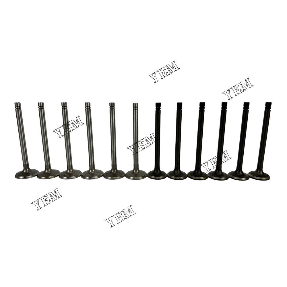 6 pcs DA120 intake and exhaust valves For Isuzu DA120 diesel engines For Isuzu