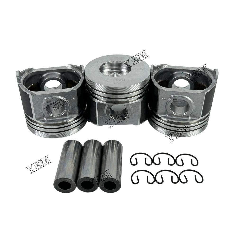 4pcs 1G831-2910 C2.4 OEM Piston STD & Pin &Circlip For Caterpillar C2.4 diesel engines For Caterpillar