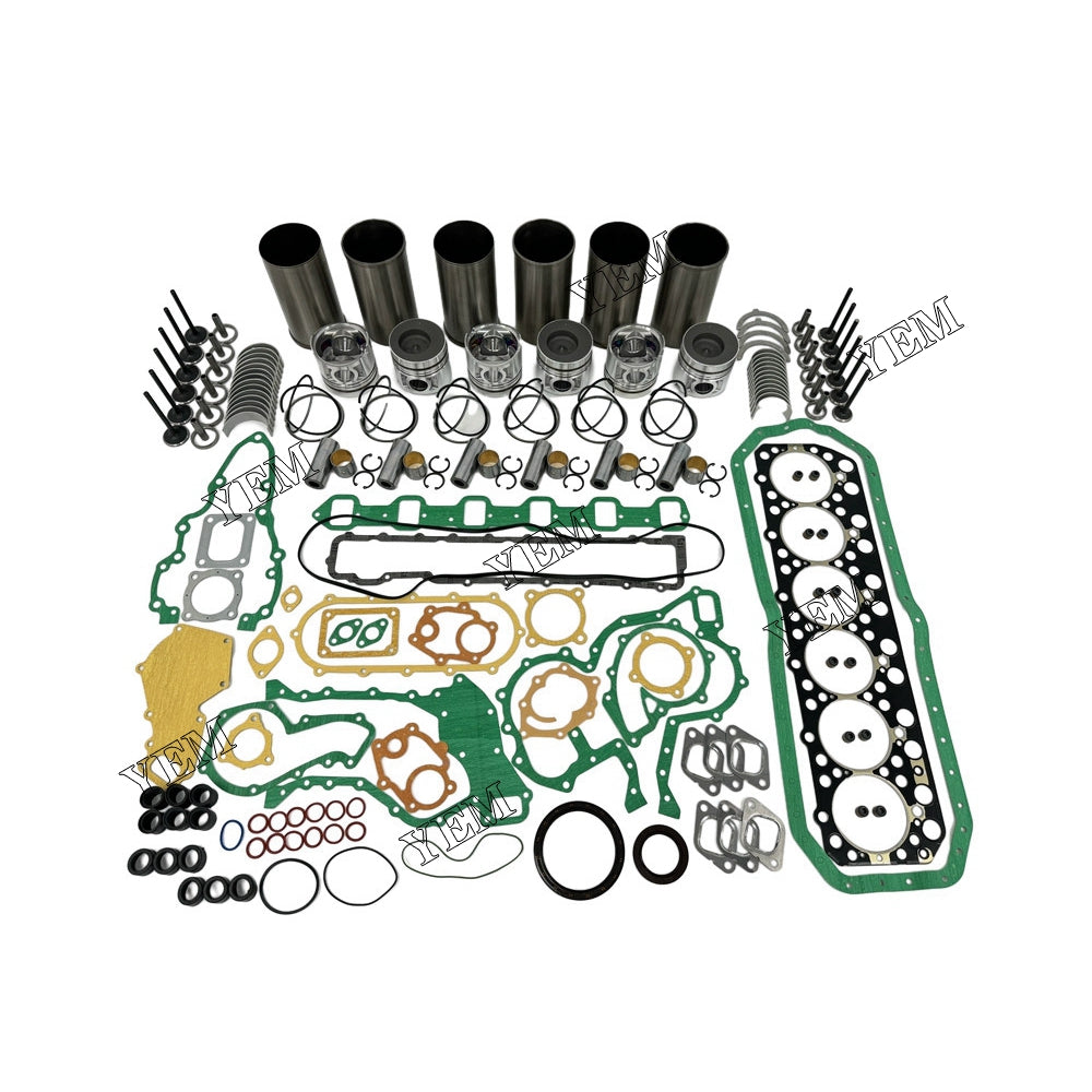 6 pcs FE6 Overhaul Rebuild Kit With Gasket Set Bearing&Valve Train For Nissan FE6 diesel engines For Nissan