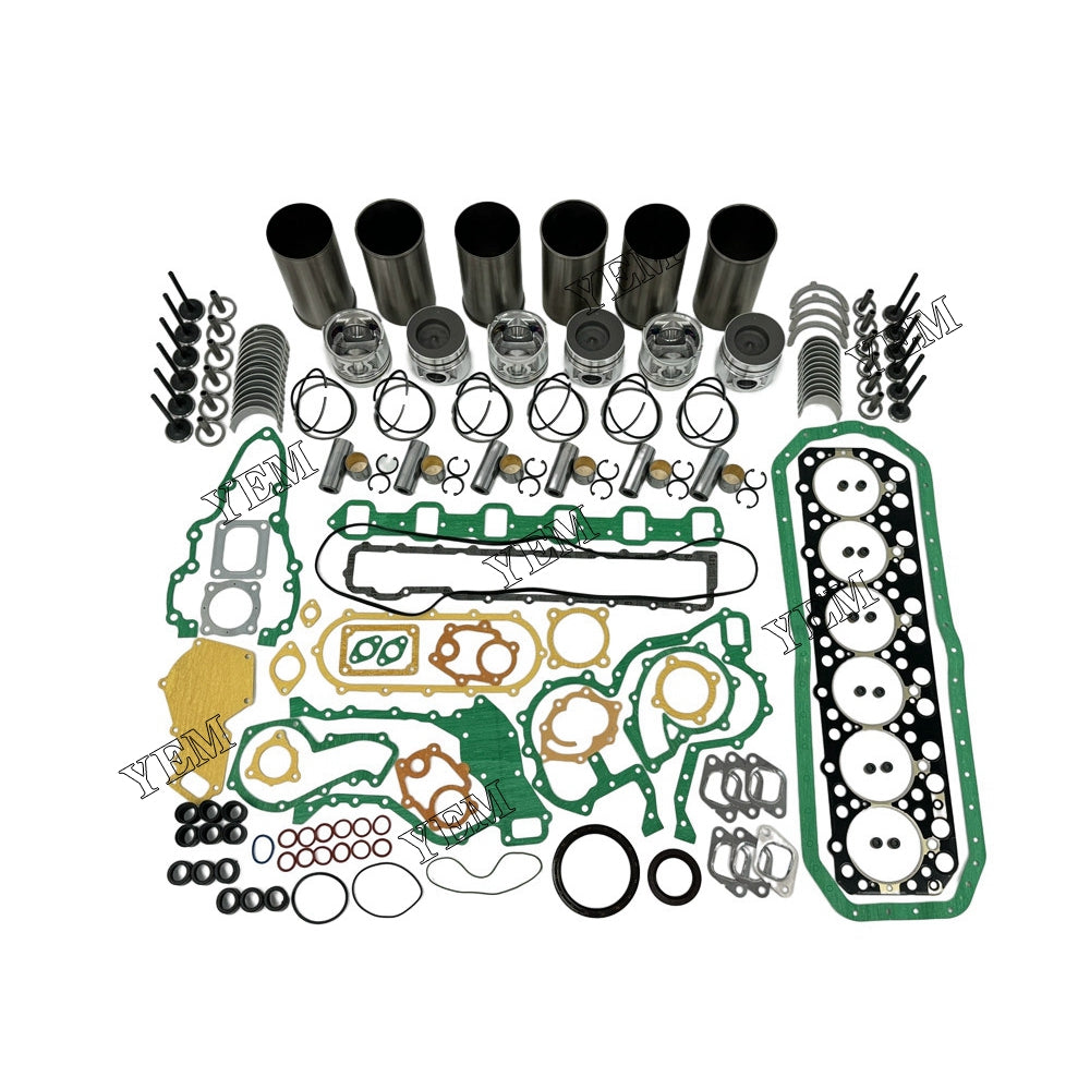 6 pcs FE6 Overhaul Rebuild Kit With Gasket Set Bearing&Valve Train For Nissan FE6 diesel engines For Nissan