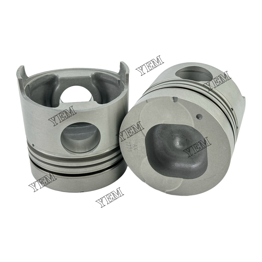 6 pcs 6BD1 OEM Piston STD & Pin &Circlip For Isuzu 6BD1 diesel engines For Isuzu