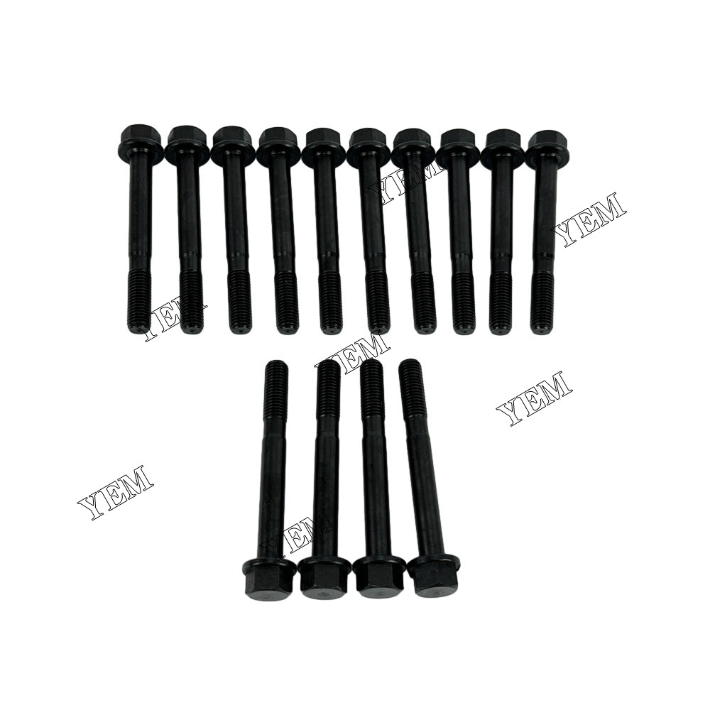 14pcs 119620-01200 3TNE74 Cylinder Head Bolt For Yanmar 3TNE74 diesel engines For Yanmar