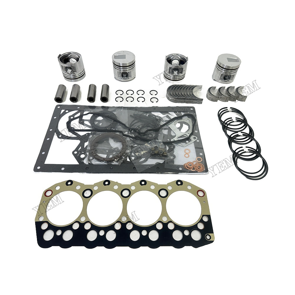 S4S Piston and piston ring set Gasket kit main and connecting rod bearings For Mitsubishi Foe Mitsubishi