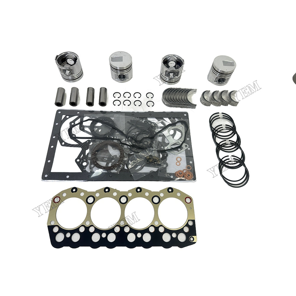 S4S Piston and piston ring set Gasket kit main and connecting rod bearings For Mitsubishi Foe Mitsubishi