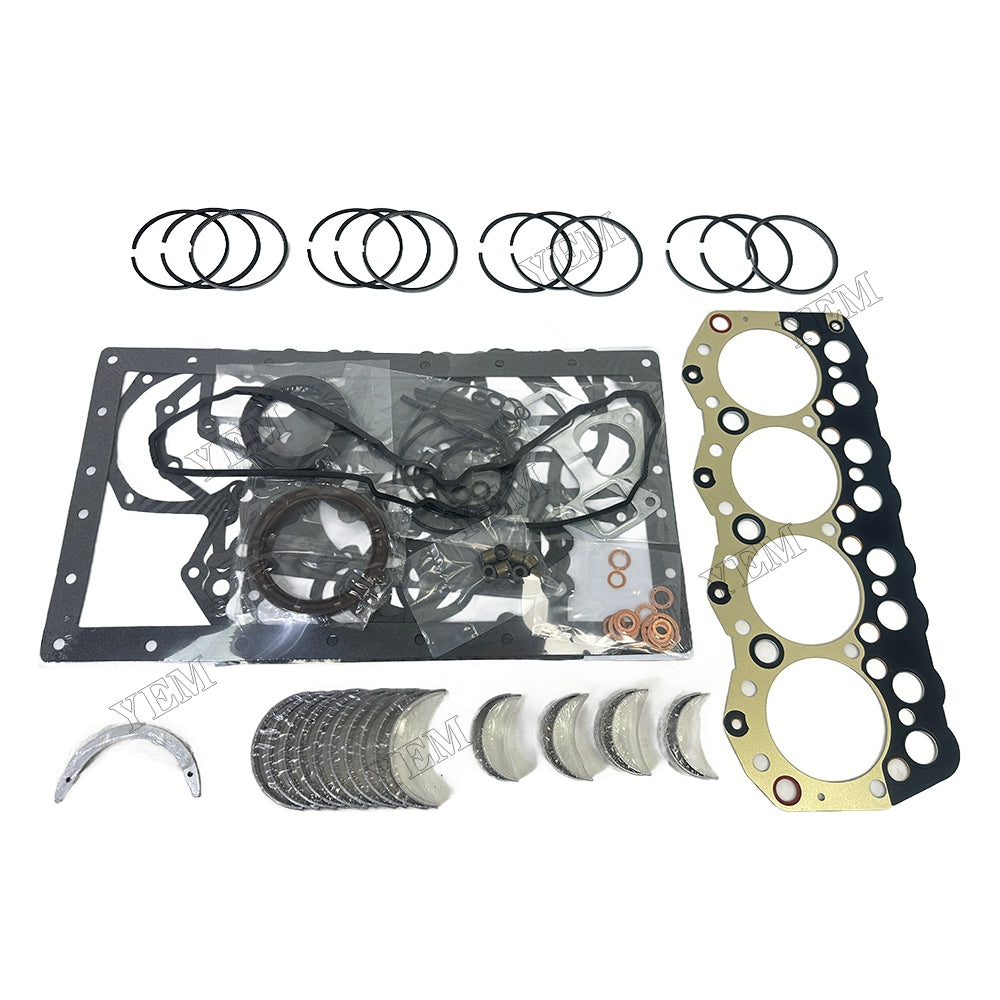 Piston ring set Gasket kit Crankshaft and Rod Bearings Set For Mitsubishi 3044 Engine Foe Caterpillar