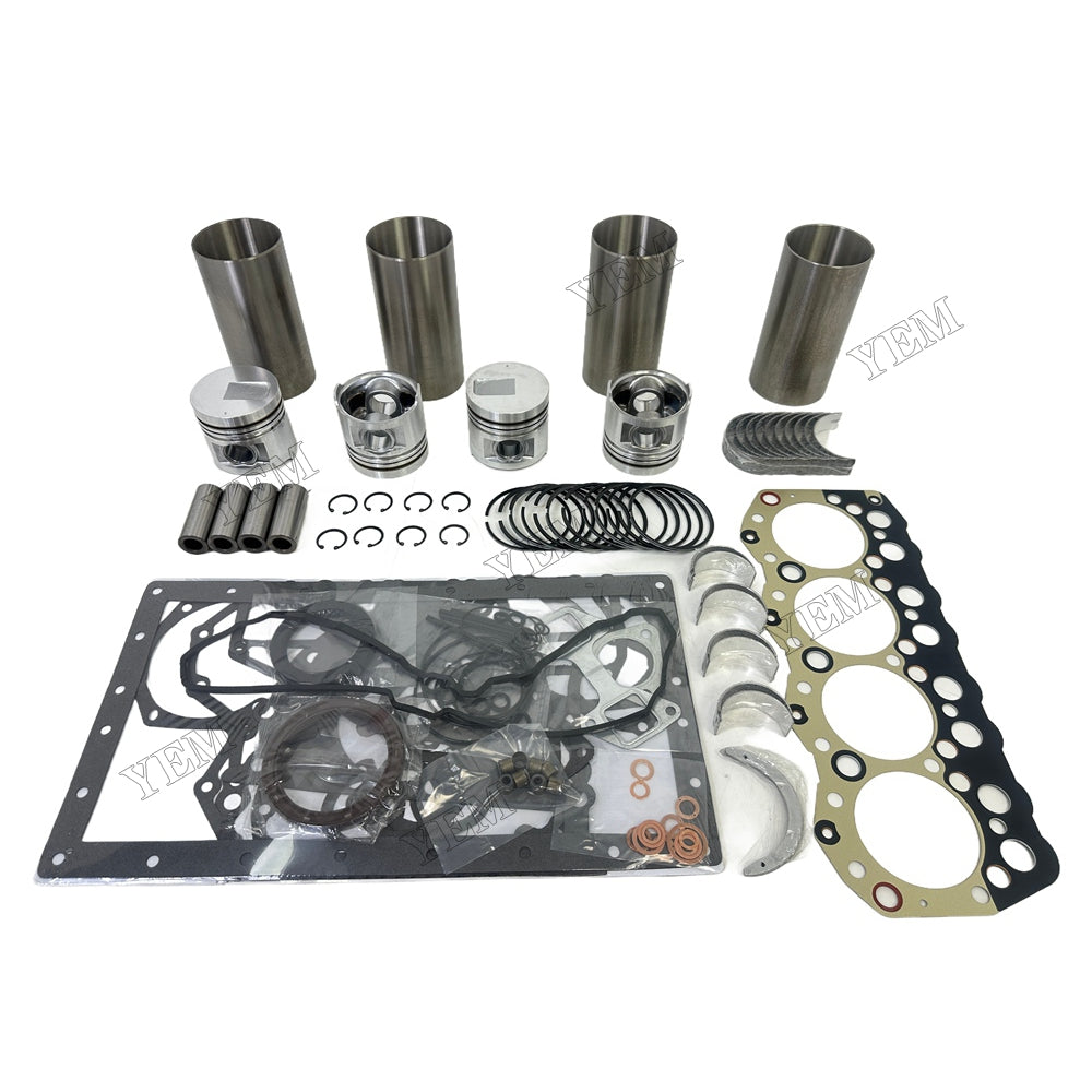 Full Repair Kit With Gasket Set Main Rod bearings For Mitsubishi S4S Engine Foe Mitsubishi