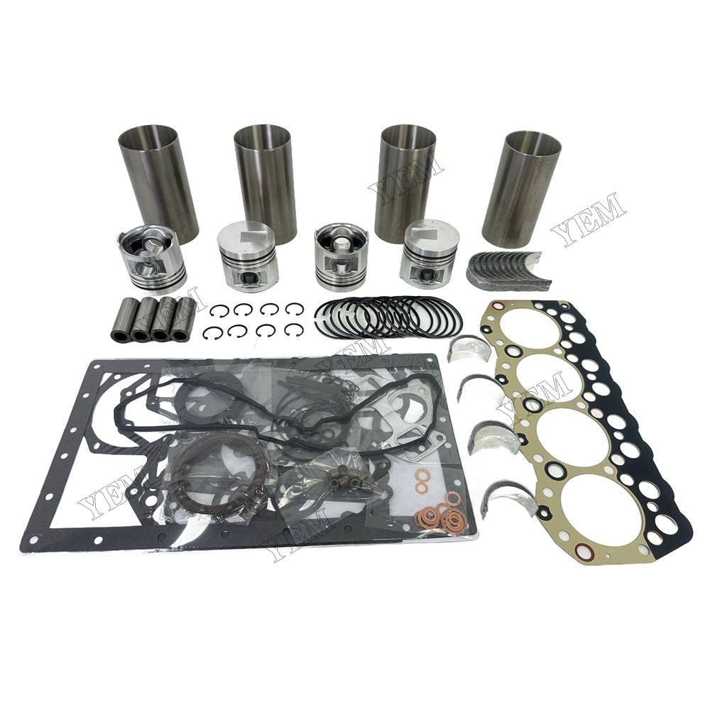 3044 Complete Engine Rebuild Kit With Gasket Bearing For Mitsubishi Foe Caterpillar