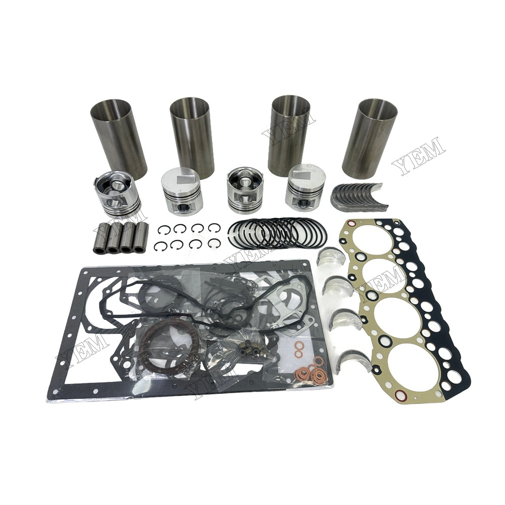 3044 Complete Engine Rebuild Kit With Gasket Bearing For Mitsubishi Foe Caterpillar