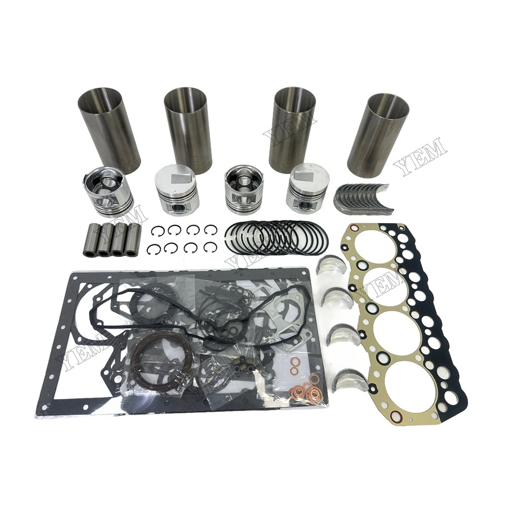 3044 Complete Engine Rebuild Kit With Gasket Bearing For Mitsubishi Foe Caterpillar