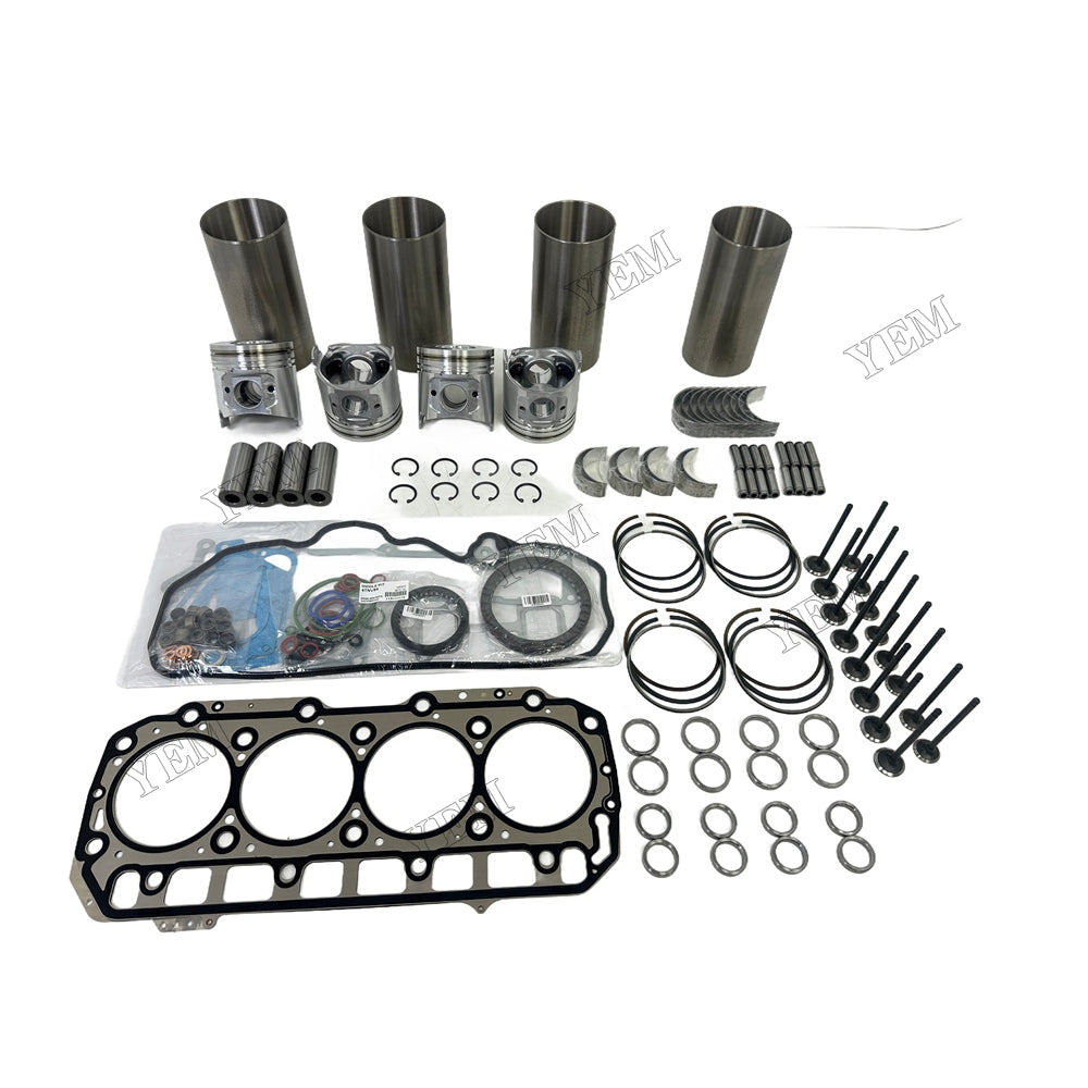 16V 4TNV98 Overhaul Rebuild Kit Gasket Main and Connecting rod bearings Valve Kit For Yanmar Foe Yanmar