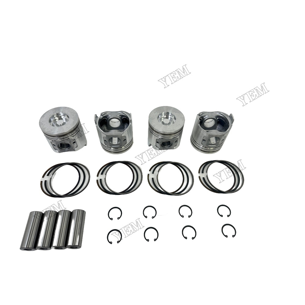16V Piston and piston ring set For Yanmar 4TNV98 Engine Foe Yanmar