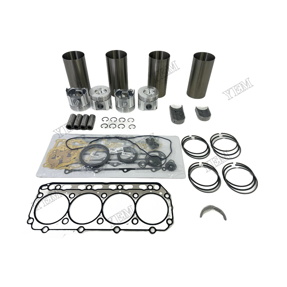 Full Repair Kit With Gasket Set Main Rod bearings For Yanmar 4TNE88 Engine Foe Yanmar