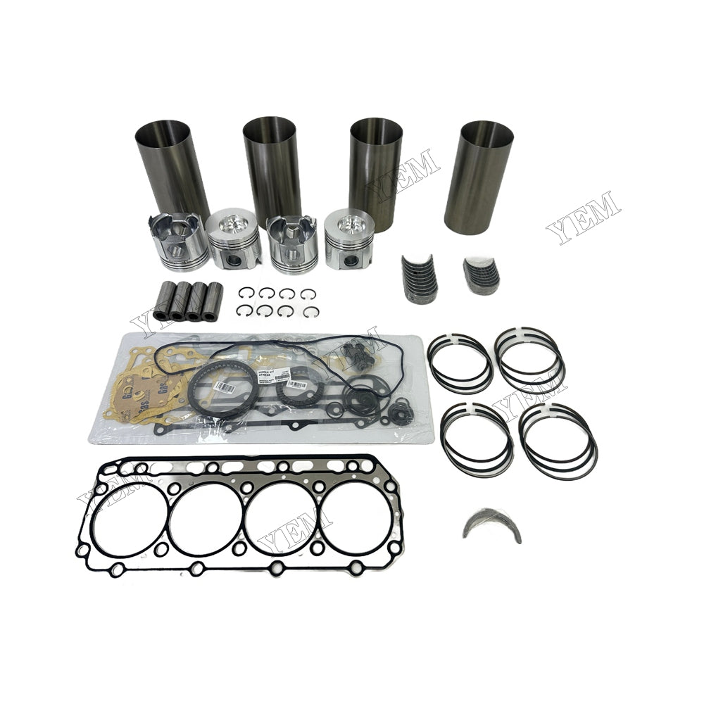 Full Repair Kit With Gasket Set Main Rod bearings For Yanmar 4TNE88 Engine Foe Yanmar